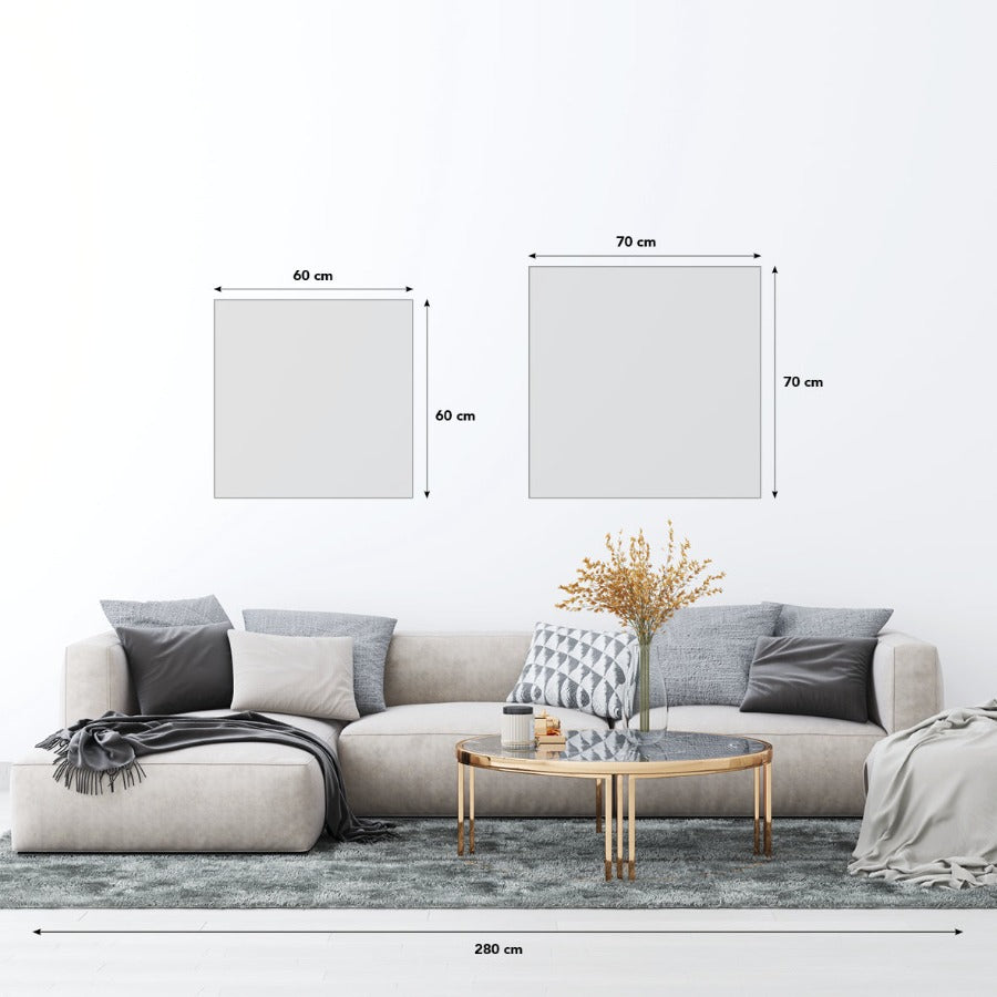 Voorbeeld formaten schilderijen