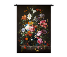 Afbeelding in Gallery-weergave laden, Wandkleed Stil Leven Vaas Met Bloemen
