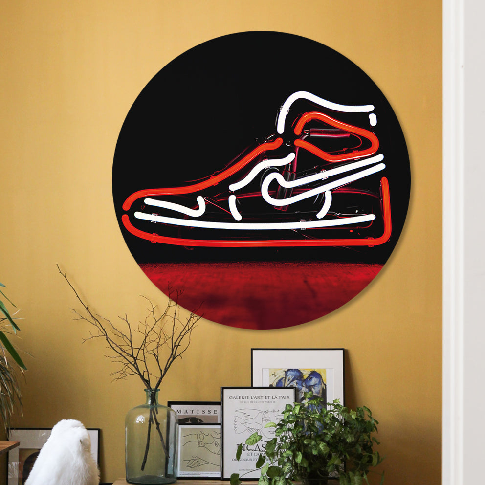 Wandcirkel Neon Nike