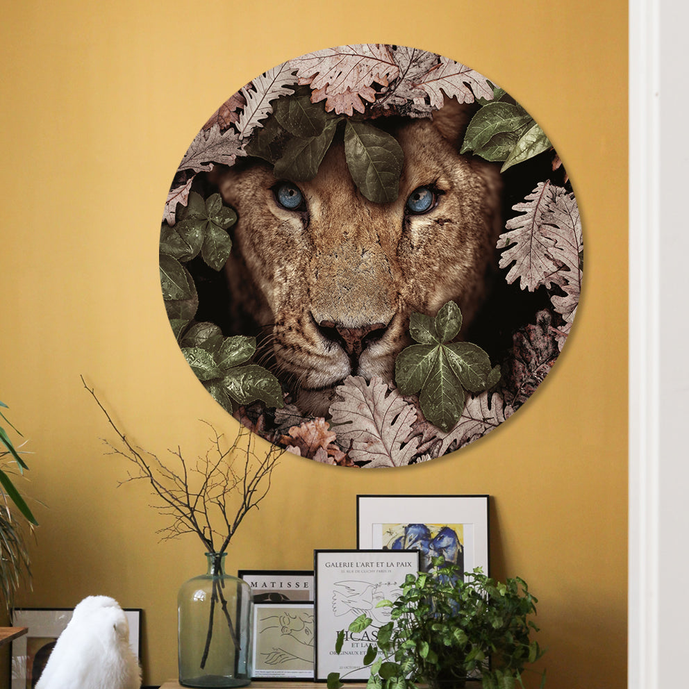 Wandcirkel Lioness