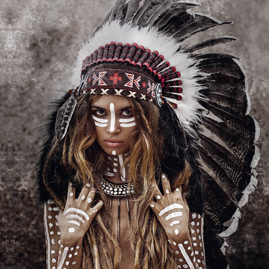 Schilderij Warrior Woman