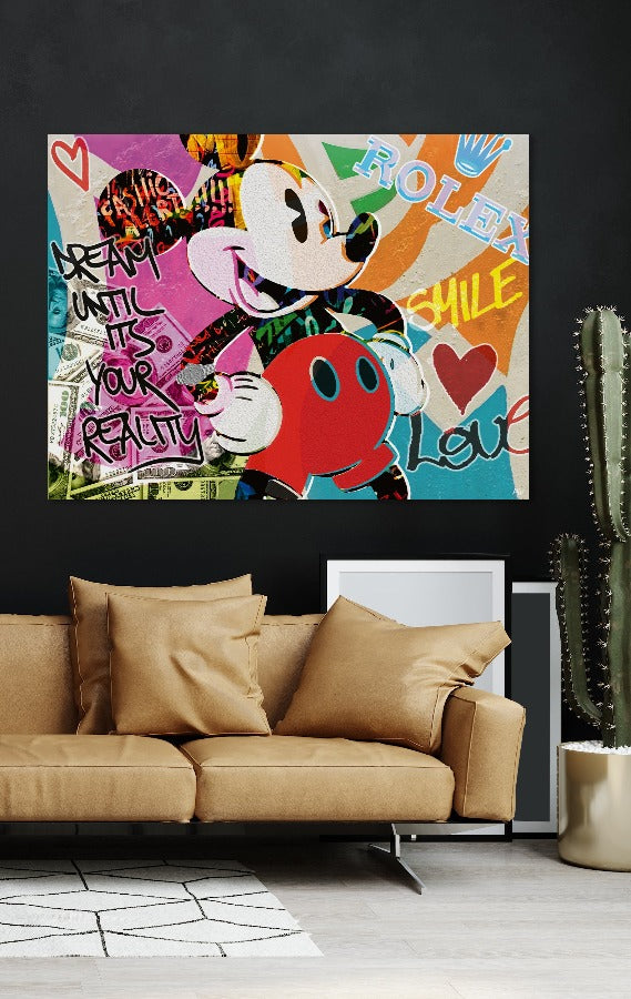 Schilderij Mickey Mindset