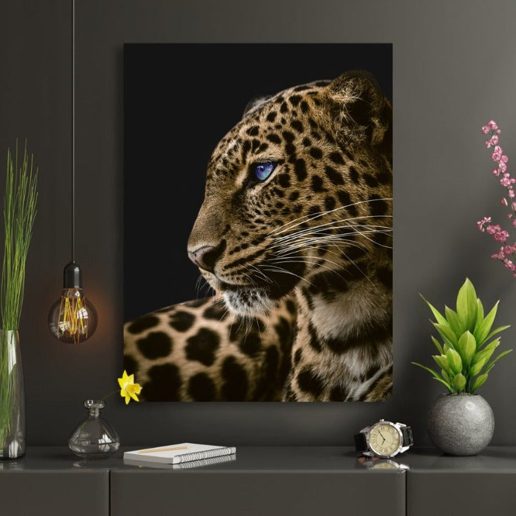 Poster Panter No5 op plexiglas, canvas, dibond of papier.