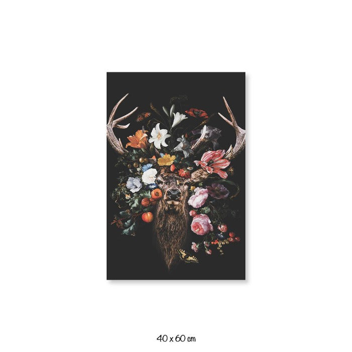 Schilderij Flower Deer