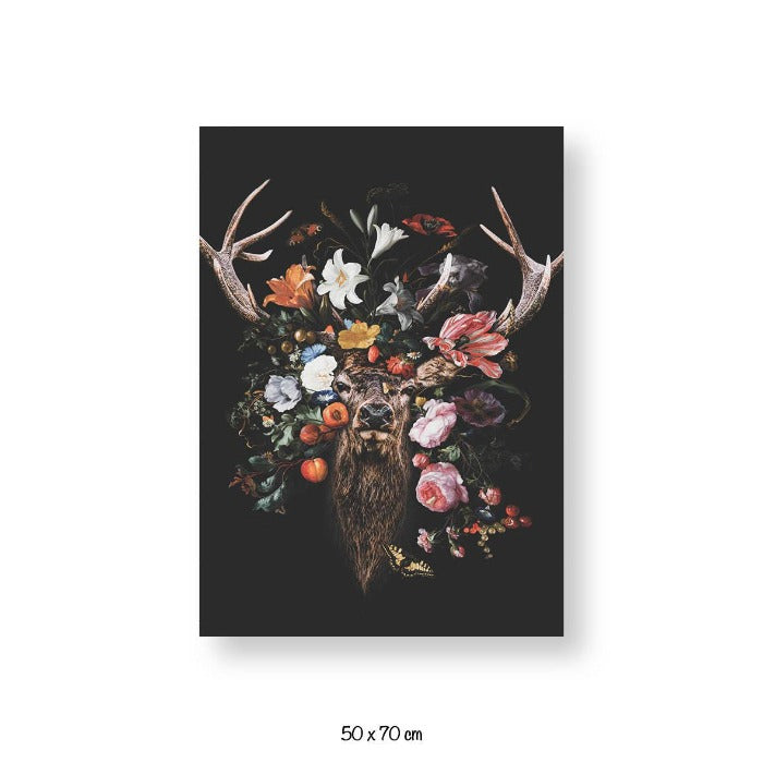 Schilderij Flower Deer
