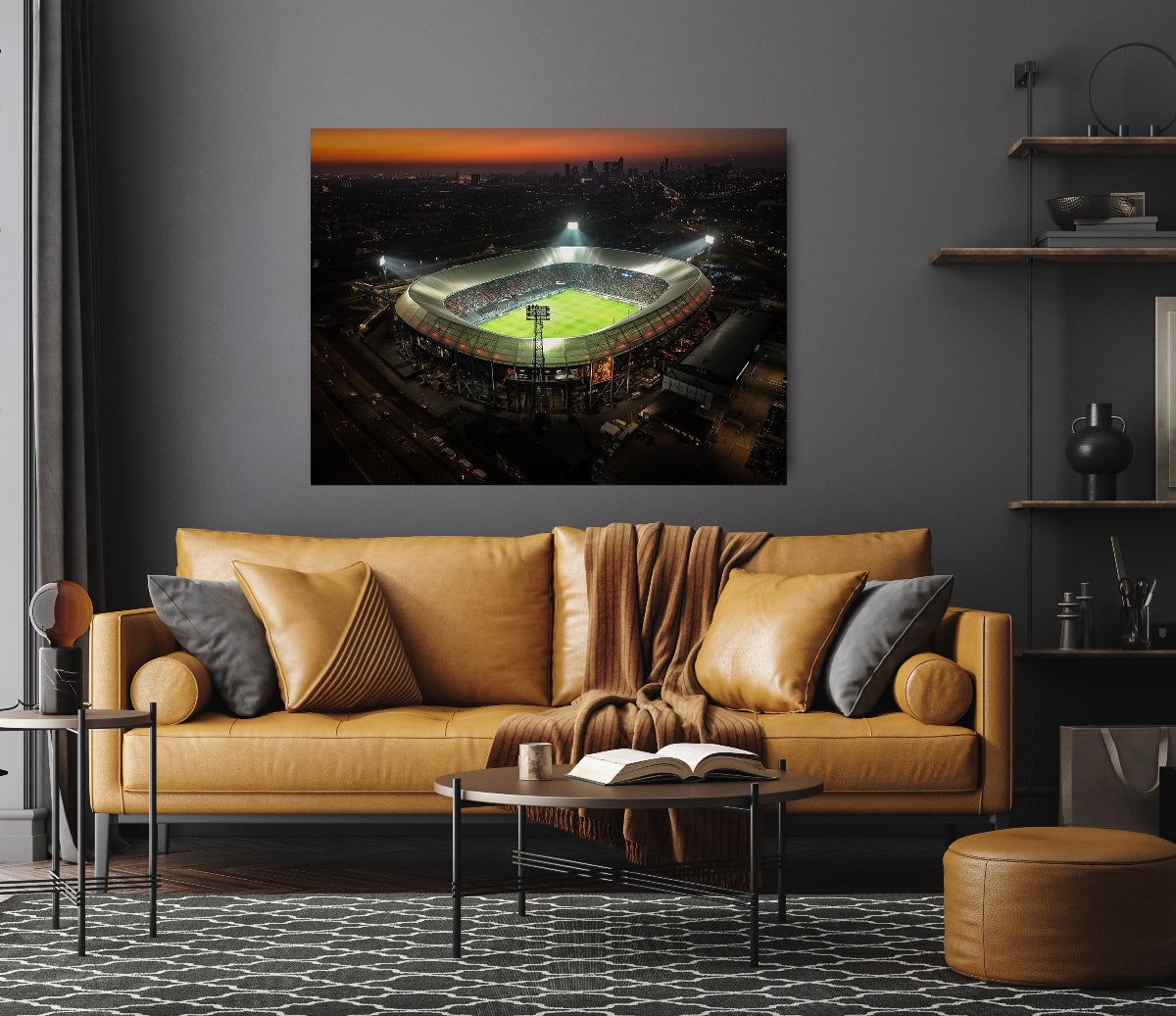 Schilderij De Kuip Rotterdam Feijenoord Stadion