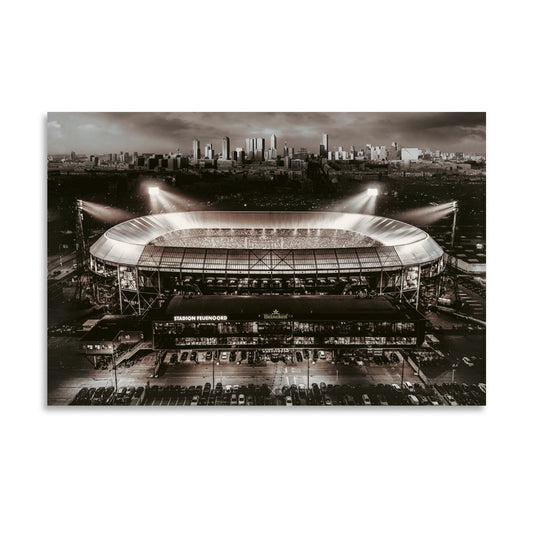 Stadion De Kuip Rotterdam kunstwerk - schilderij
