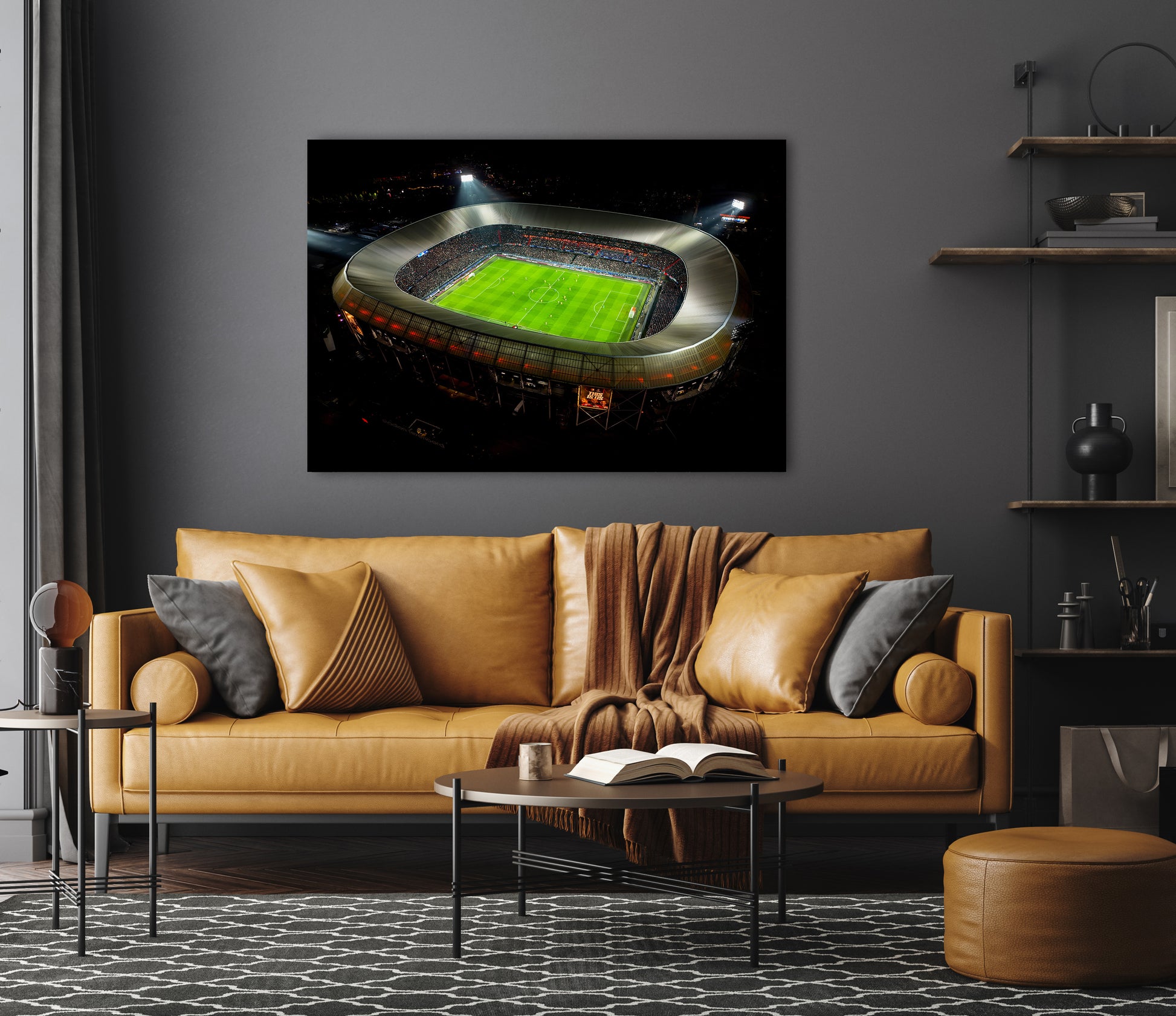 Schilderij De Kuip Rotterdam No3