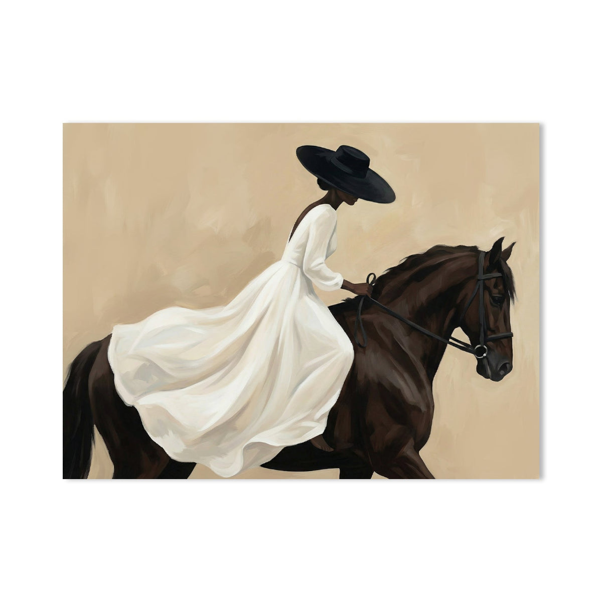 Schilderij Drager van Licht Liggend