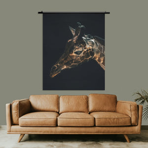 Wandkleed Giraffe No1