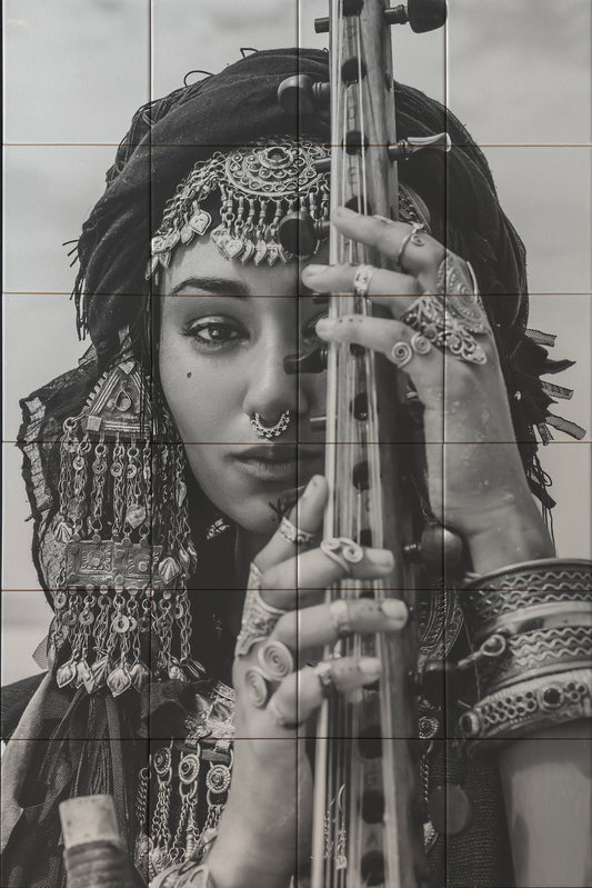Tegeltableau - Boho Woman