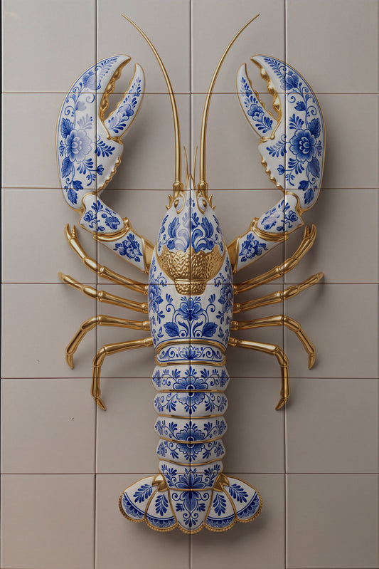 Tegeltableau Kreeft