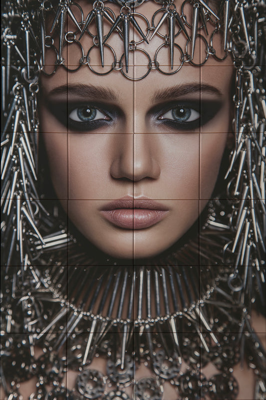 Tegeltableau - Iron Woman