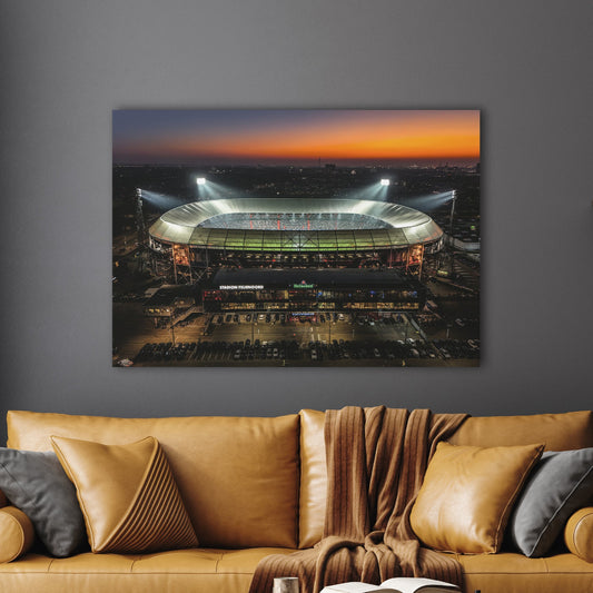 Rotterdam De Kuip - Schilderij