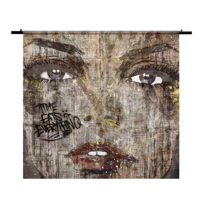 Wandkleed Graffiti Woman