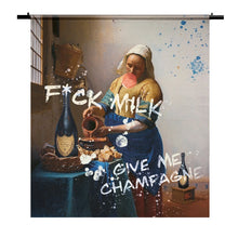 Afbeelding in Gallery-weergave laden, Wandkleed Fuck Milk
