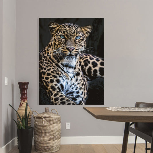 Poster Cougar No3 in een woonkamer