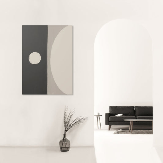 Poster Ying and Yang No4 in een interieur
