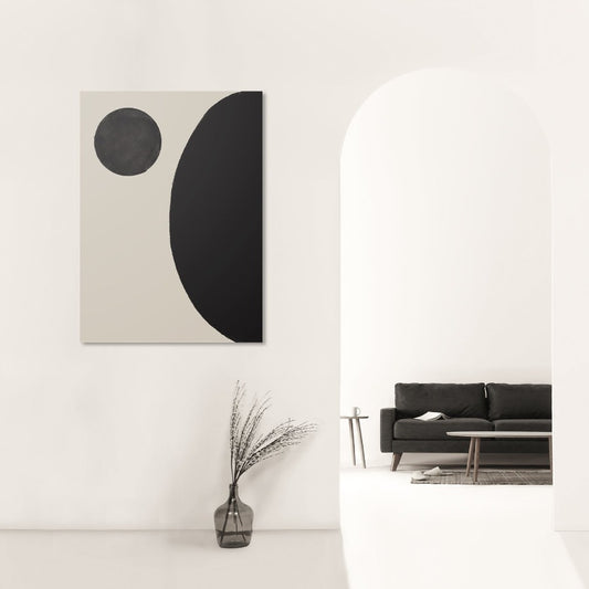 Poster Ying and Yang No6 in een interieur