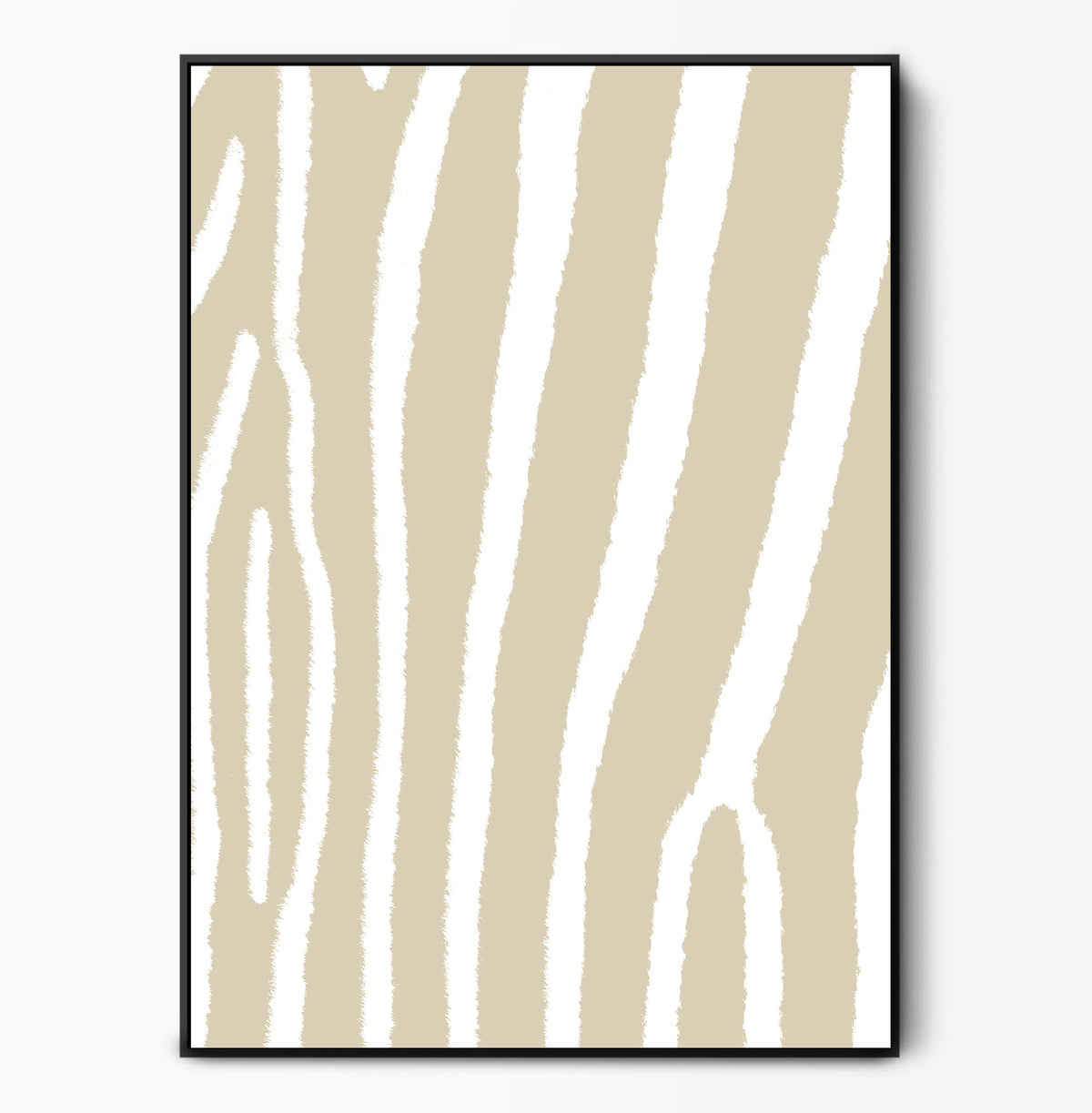 Poster Zebra Print No2 met baklijst