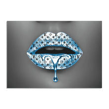 Load image into Gallery viewer, Schilderij - LV Blue Lips
