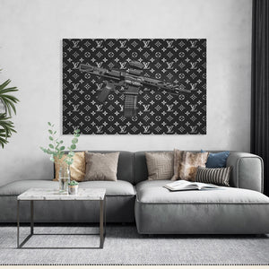 Schilderij Geweer - Rifle 