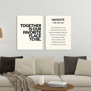 Poster - Together Quote