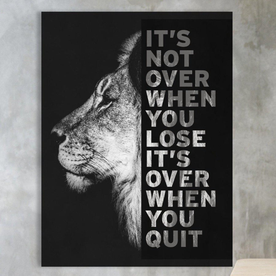 Canvas Schilderij Motivatie Quote
