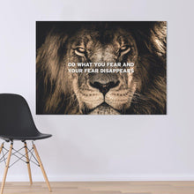 Afbeelding in Gallery-weergave laden, Schilderij Mindset - Motivatie Quote Leeuw
