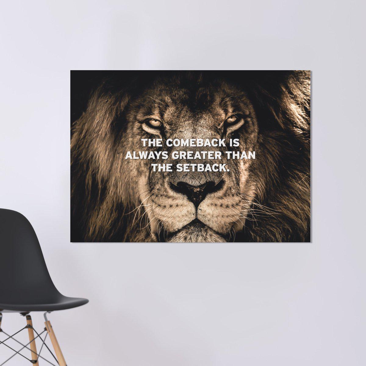 Motivatie Quote Leeuw IV