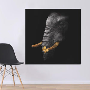 Schilderij Gouden Olifant