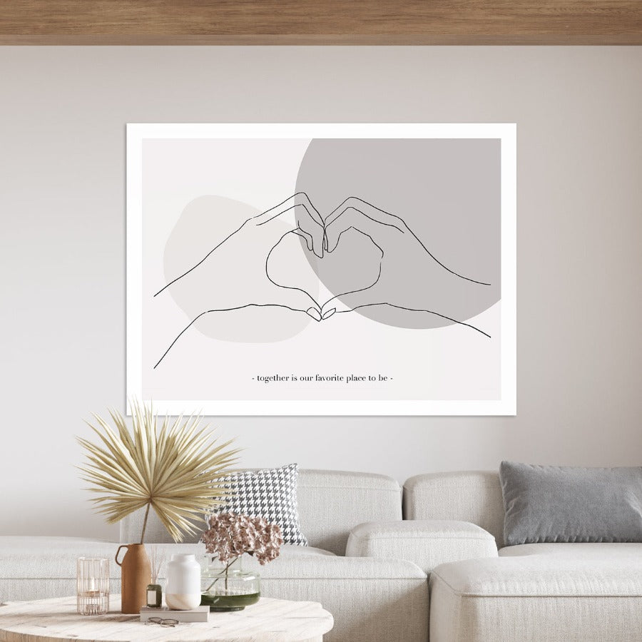 Together Liefde Poster