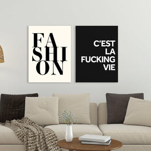 Poster - C'est la fucking vie