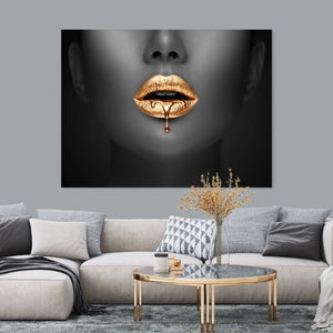 Poster - Gouden Lippen