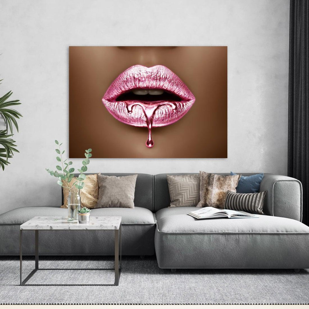 Pink Lips CloseUp