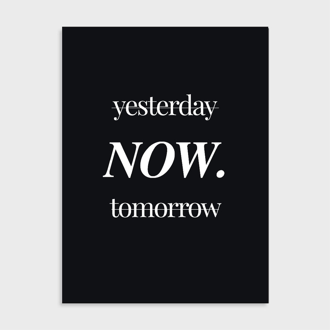 Poster - Yesterday NOW tororrow