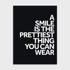 Poster - A smile Quote