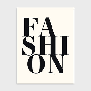 Poster - Fashion Quote Tekst