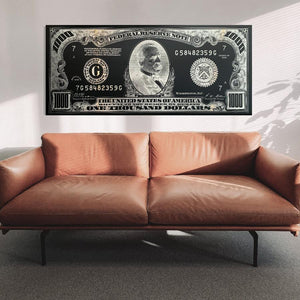 Schilderij-1000 Dollar Front-PosterGuru