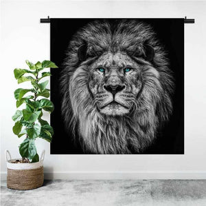Schilderij-Black Lion-PosterGuru