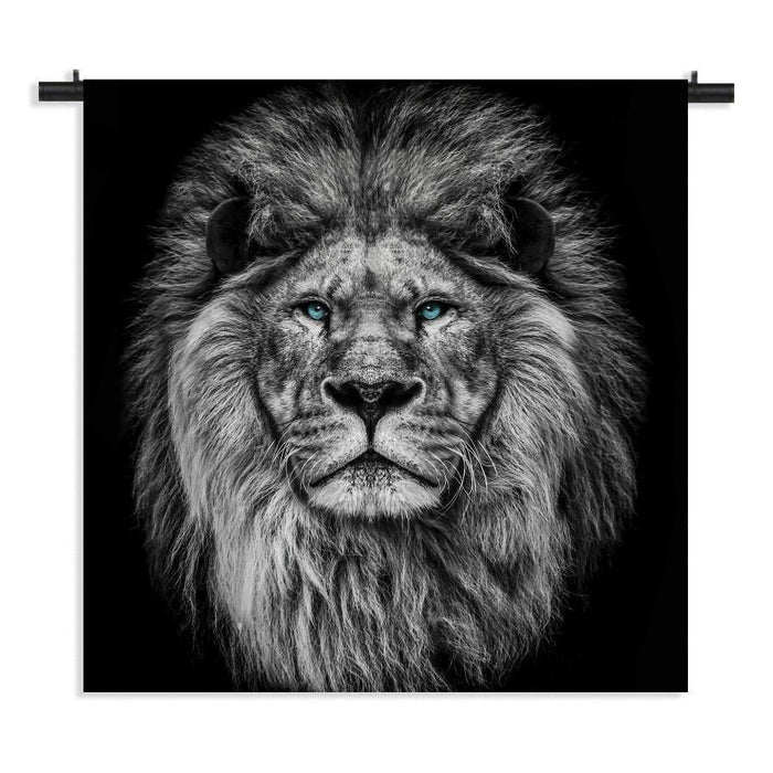 Wandkleed - Black Lion