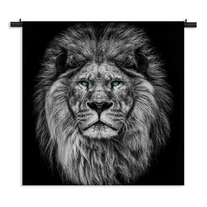 Wandkleed - Black Lion