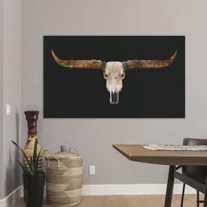 Schilderij-Buffels Skull-PosterGuru