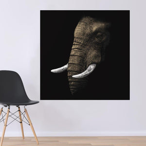 Schilderij-Dark Elphant-PosterGuru