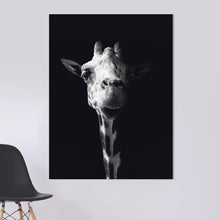 Load image into Gallery viewer, Schilderij-Dark Giraffe No1-PosterGuru
