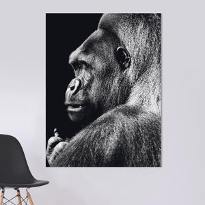 Schilderij-Dark Gorilla No1-PosterGuru