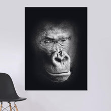 Load image into Gallery viewer, Schilderij-Dark Gorilla No2-PosterGuru

