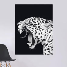 Load image into Gallery viewer, Schilderij-Dark Leopard No1 left-PosterGuru
