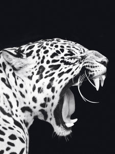 Schilderij-Dark Leopard No2 Right-PosterGuru