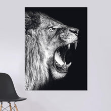 Afbeelding in Gallery-weergave laden, Schilderij-Dark Lion No10-PosterGuru
